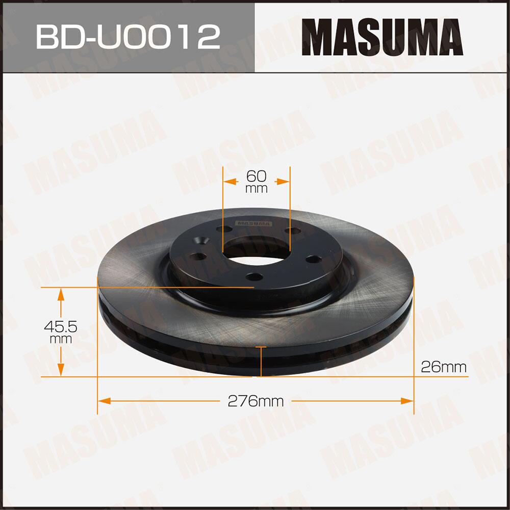 BDU0012 — Диск тормозной MASUMA