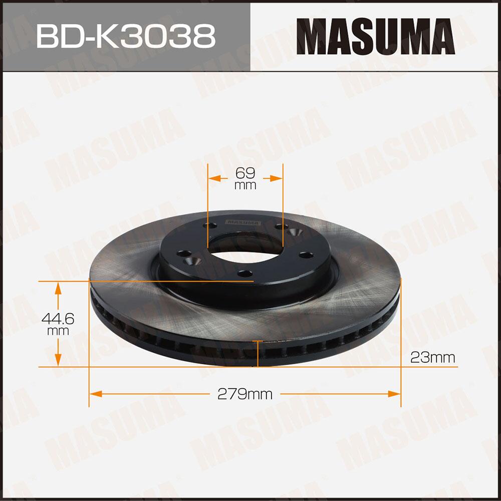 BDK3038 — Диск тормозной MASUMA