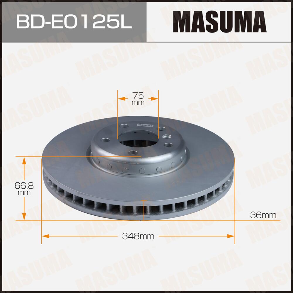 BDE0125L — Диск тормозной front MASUMA