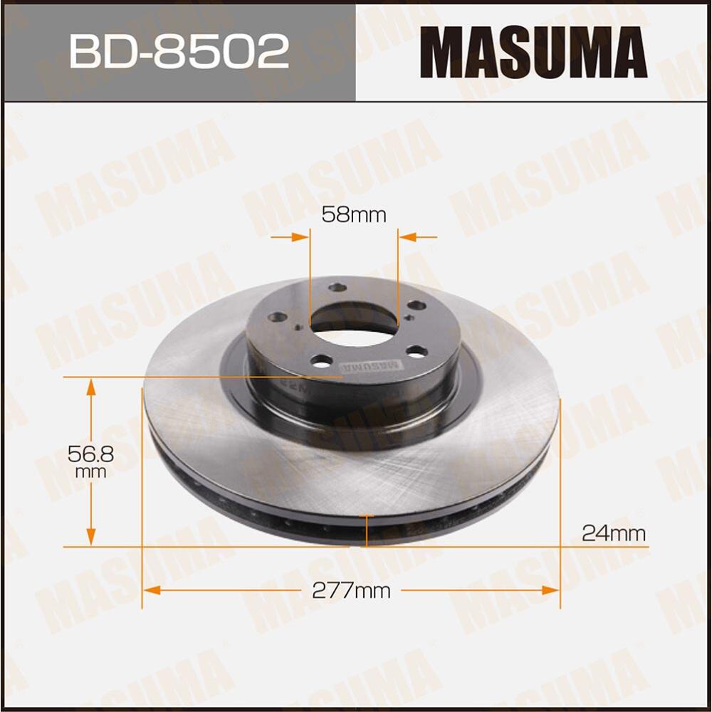 BD8502 — Диск тормозной MASUMA