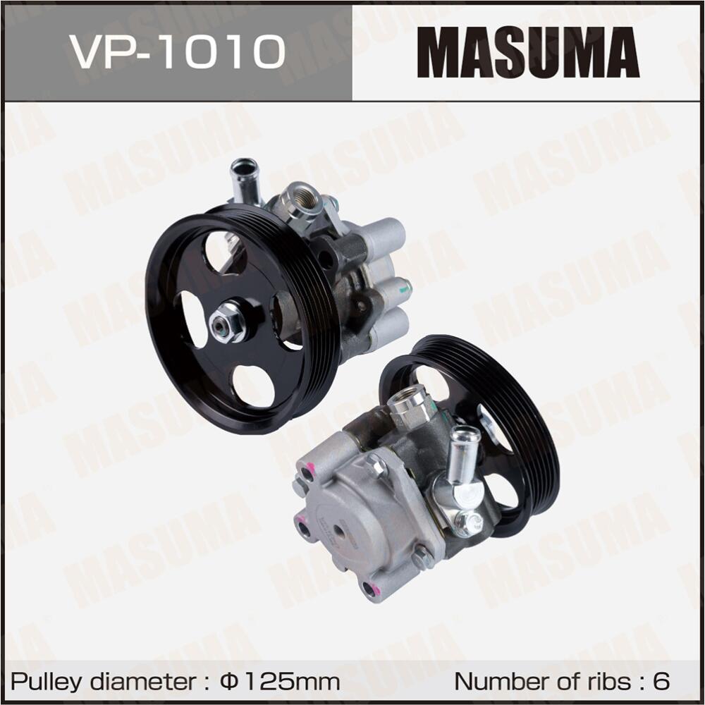 VP1010 — Насос гидроусилителя руля (гур) MASUMA, GX470, 4RUNNER / UZJ120L, UZN210L / 2UZFE MASUMA