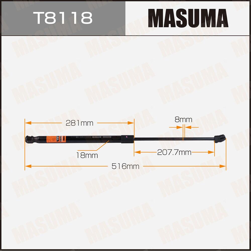 T8118 — Упор газовый багажника MASUMA,  (1/40) MASUMA