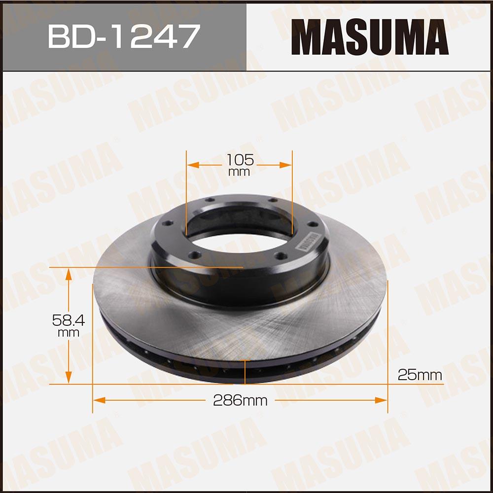 BD1247 — Диск тормозной MASUMA