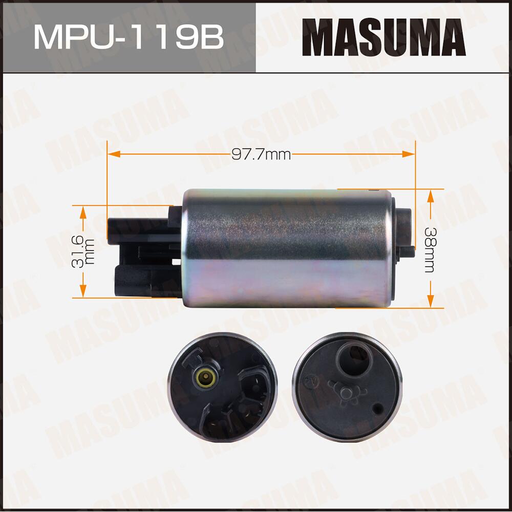 MPU119B — Бензонасос MASUMA, бесщеточный MASUMA