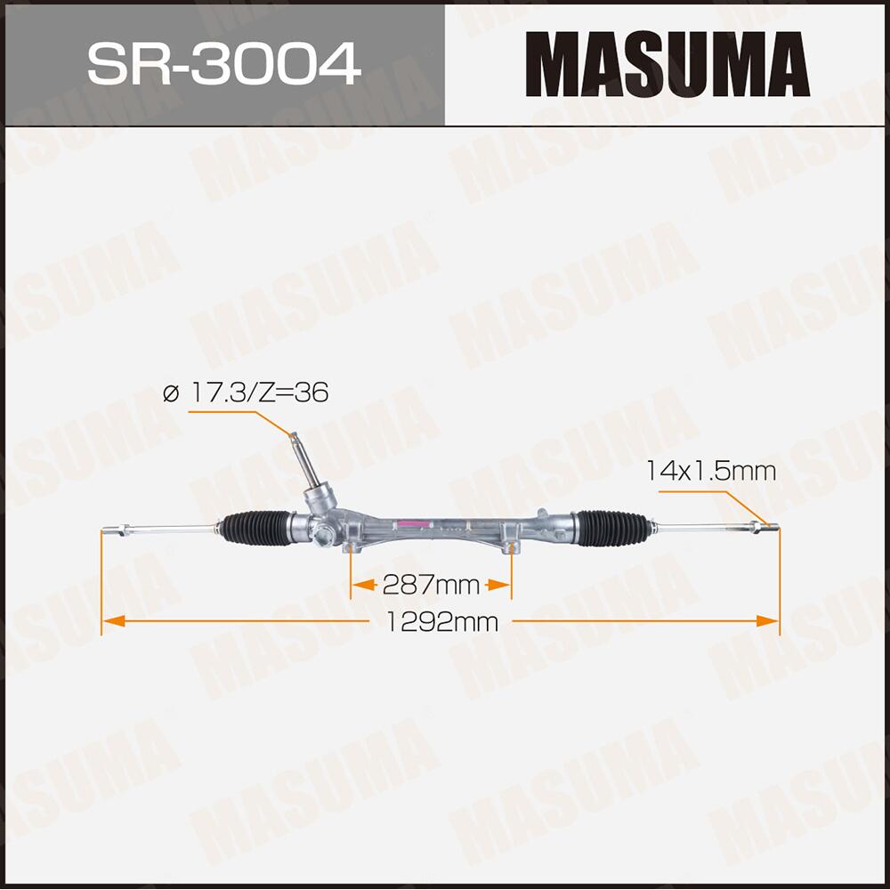SR3004 — Рейка рулевая MASUMA, ASX, GA2W LHD (левый руль) MASUMA