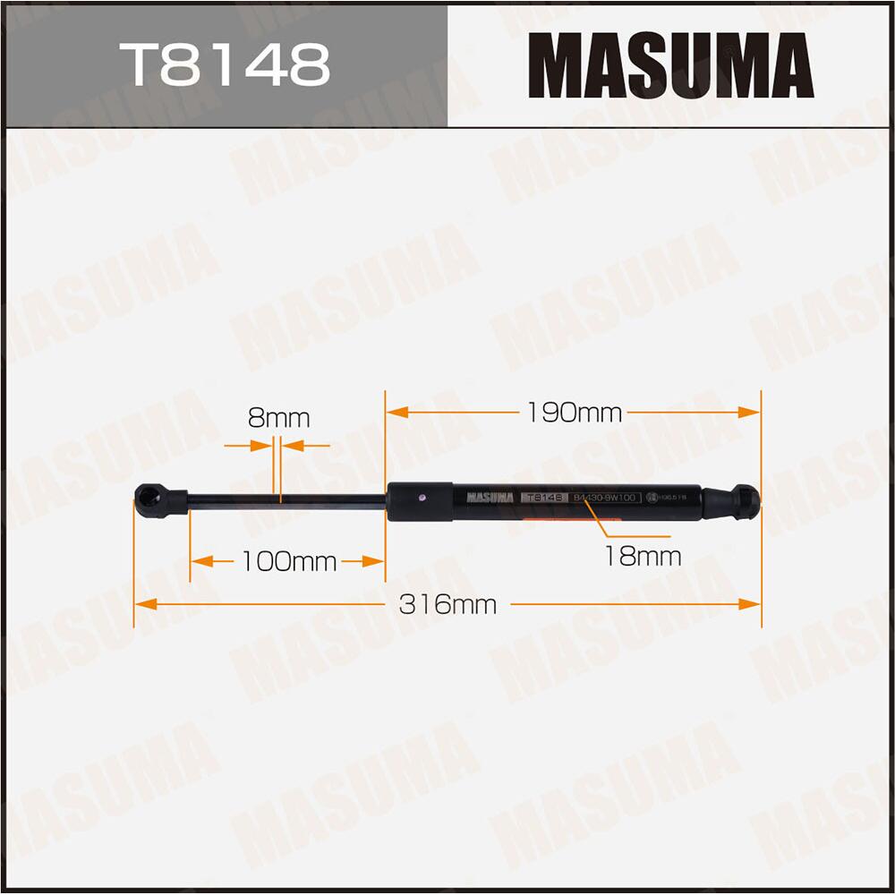 T8148 — Упор газовый багажника MASUMA, MASUMA