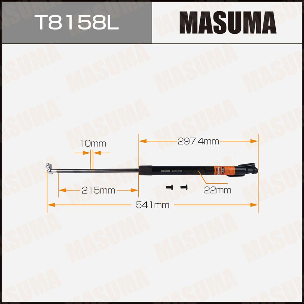 T8158L — Упор газовый багажника MASUMA, MASUMA
