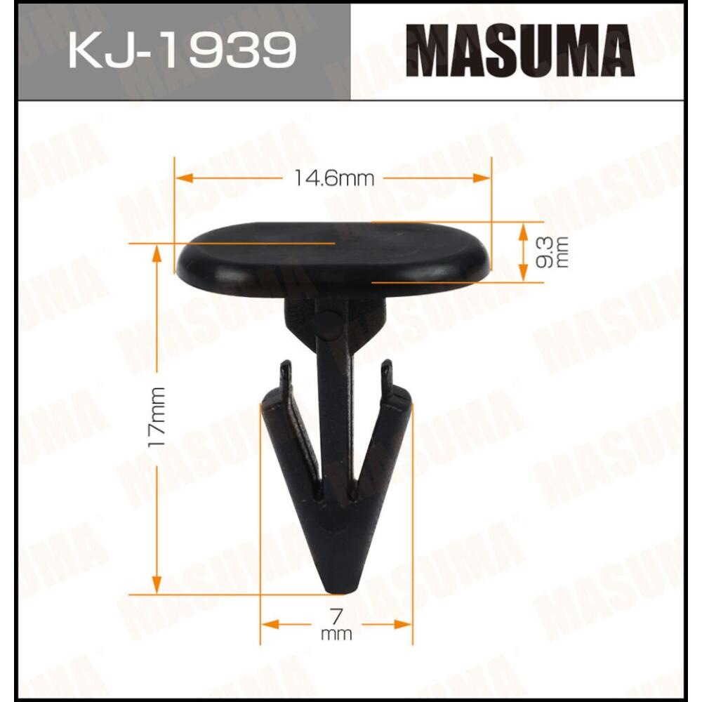 KJ1939 — KJ1939 клипса крепежная MASUMA 1939KJ MASUMA