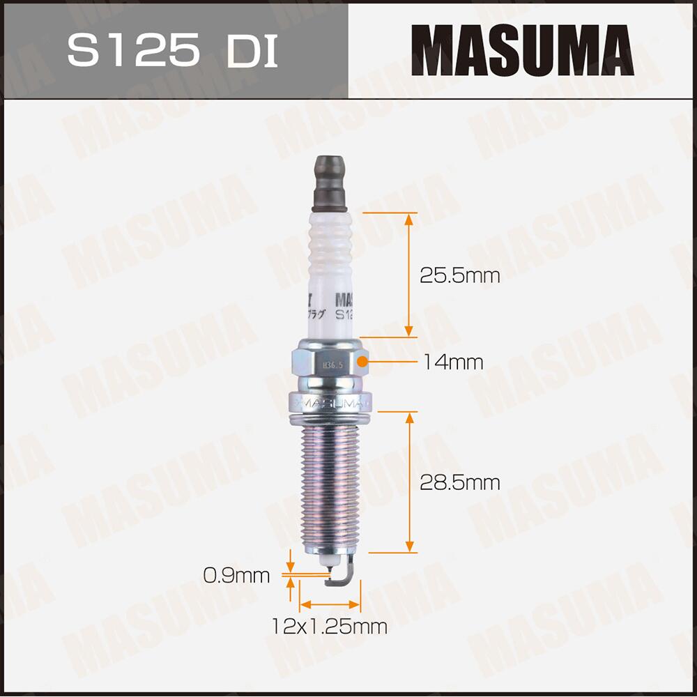 S125DI — Свеча зажигания MASUMA DOUBLE IRIDIUM (DILKAR7C9H) MASUMA