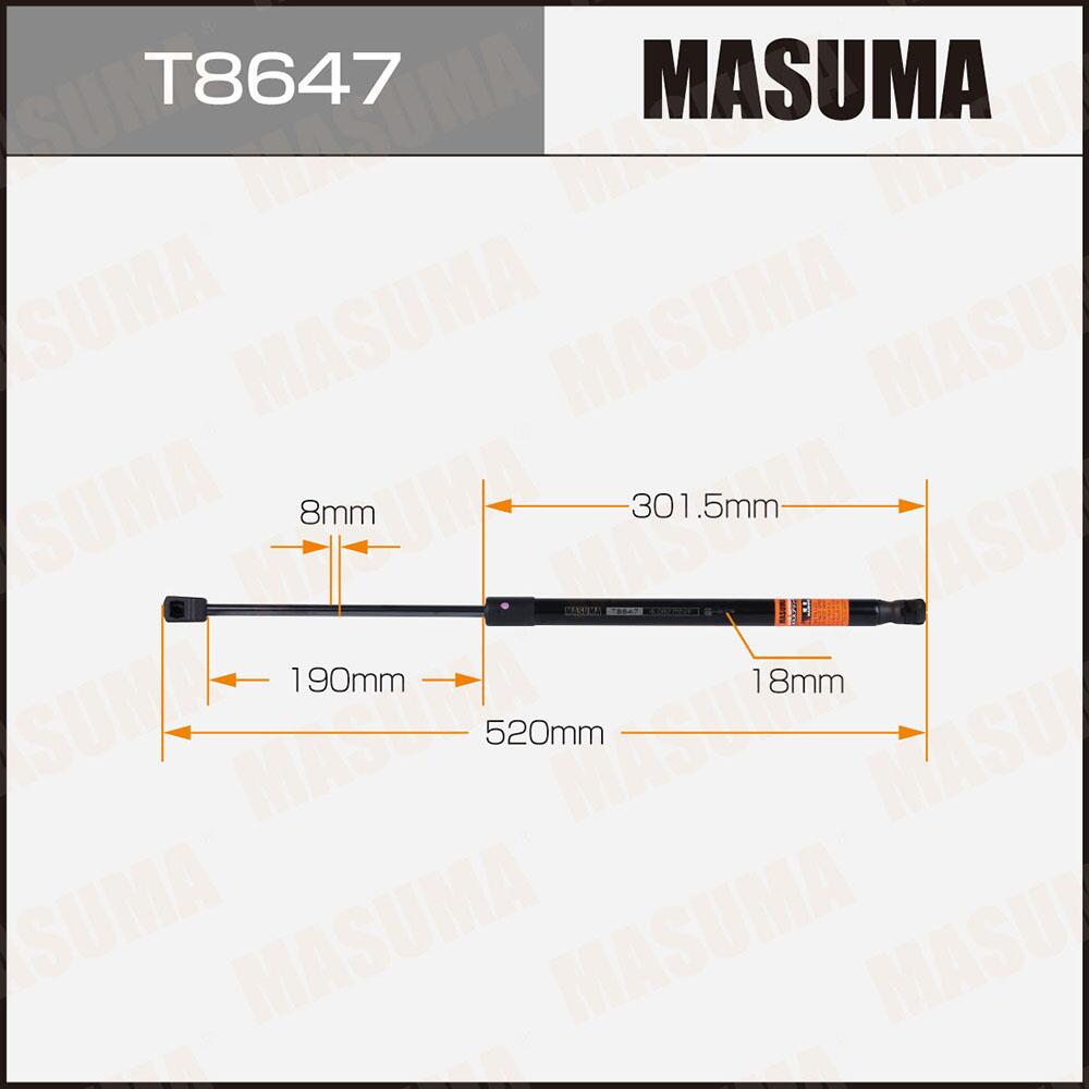 T8647 — Упор газовый багажника MASUMA, MASUMA