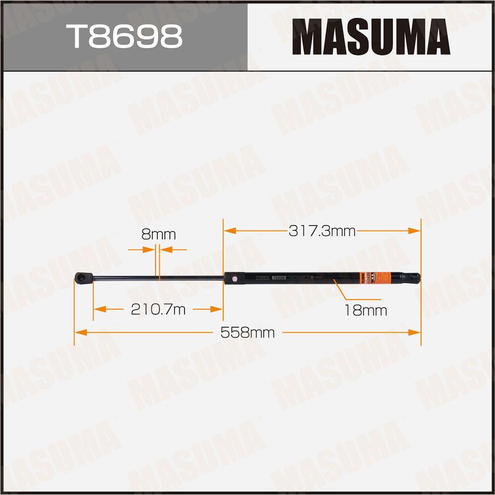 T8698 — Упор газовый багажника MASUMA, MASUMA