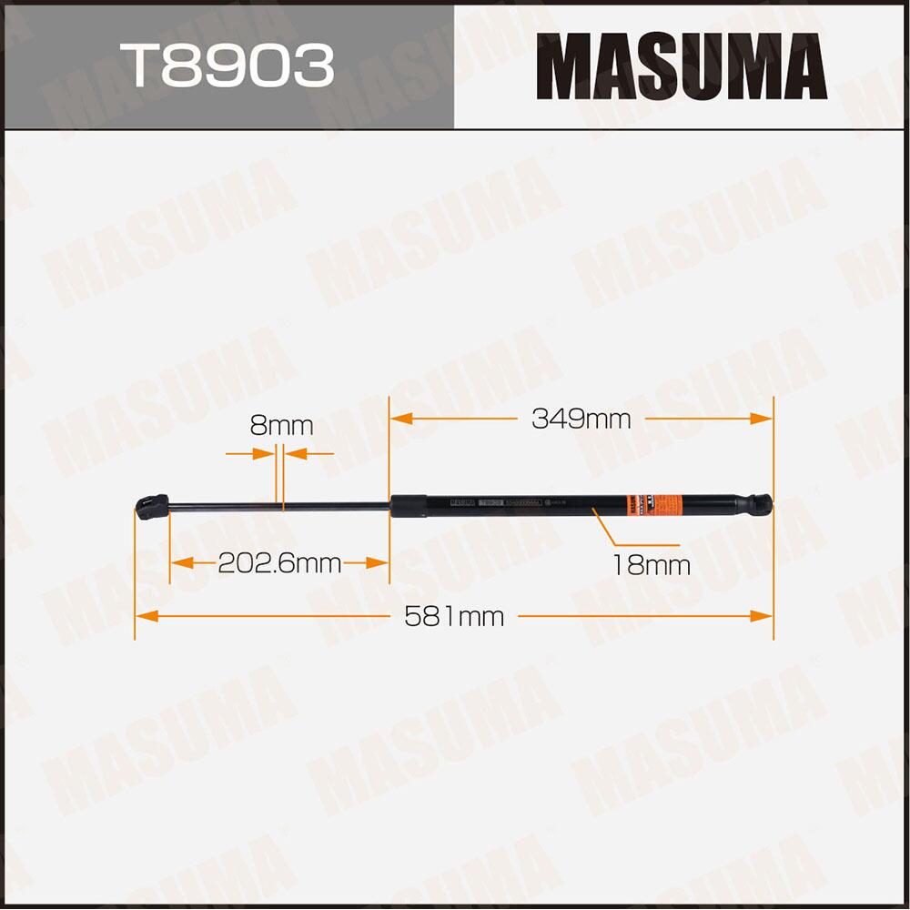 T8903 — Упор газовый багажника MASUMA, MASUMA