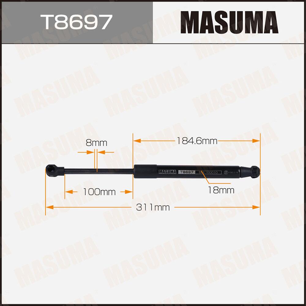 T8697 — Упор газовый ""MASUMA""  T8697 капота MASUMA