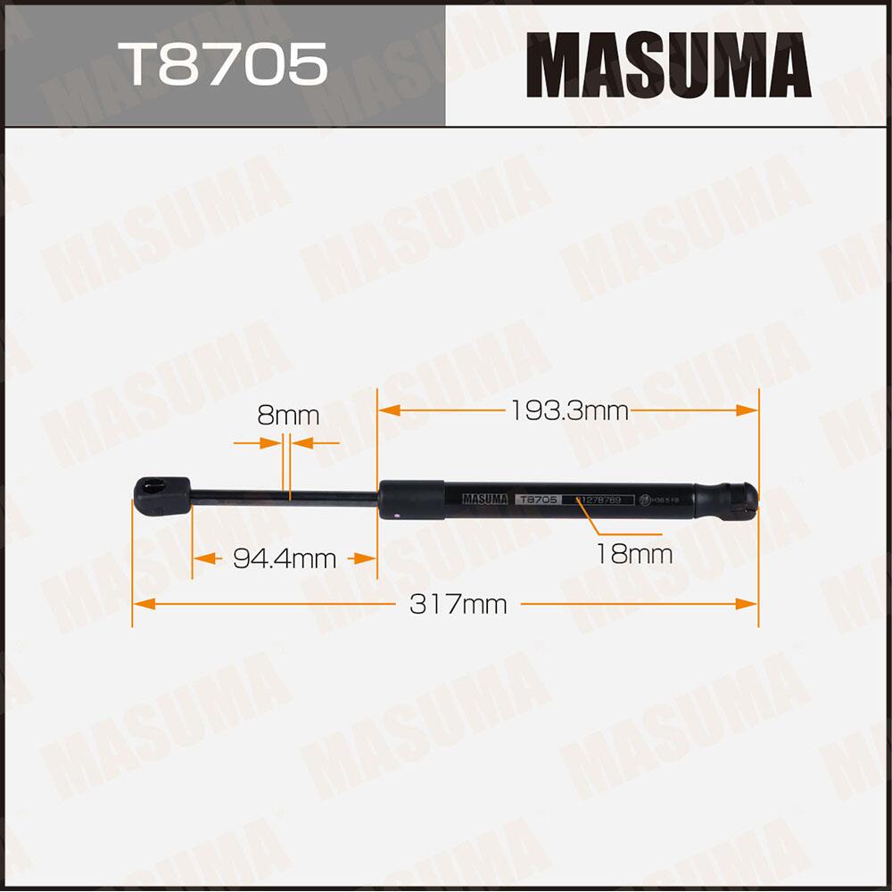 T8705 — Упор газовый ""MASUMA""  T8705 капота MASUMA