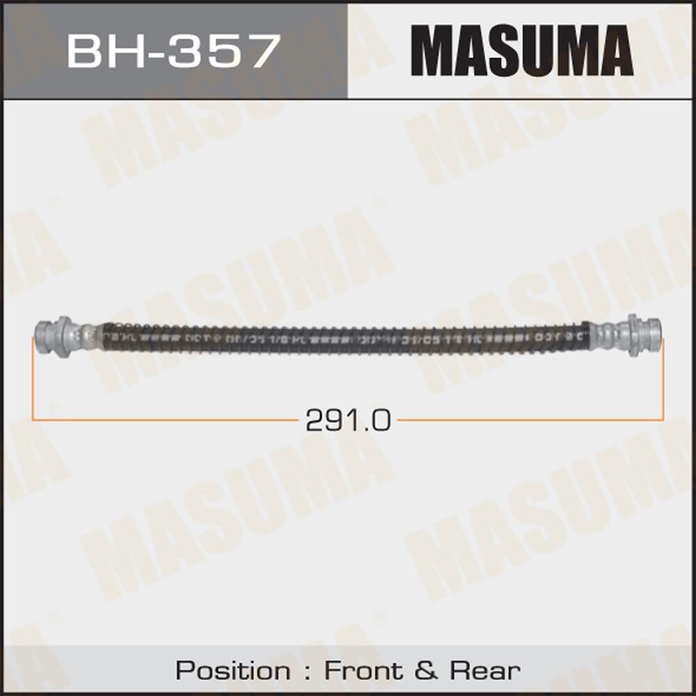 BH357 — Шланг  тормозной  MASUMA MR129720 MASUMA