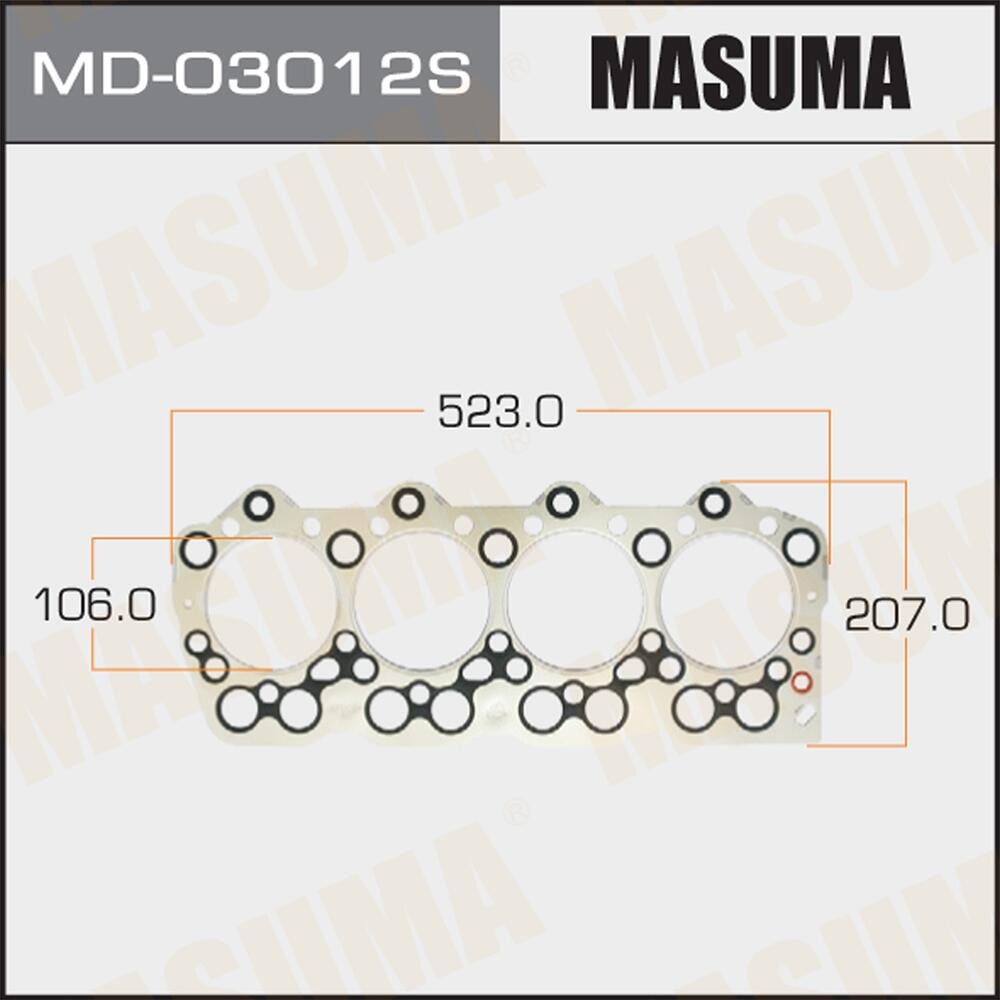 MD03012S — Прокладкаголов.блокаMASUMA4D32(1/10) MASUMA