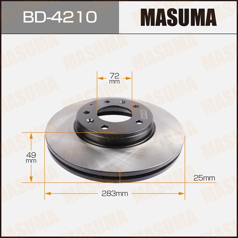 BD4210 — Диск торм пер вент303X26 5 отв MASUMA
