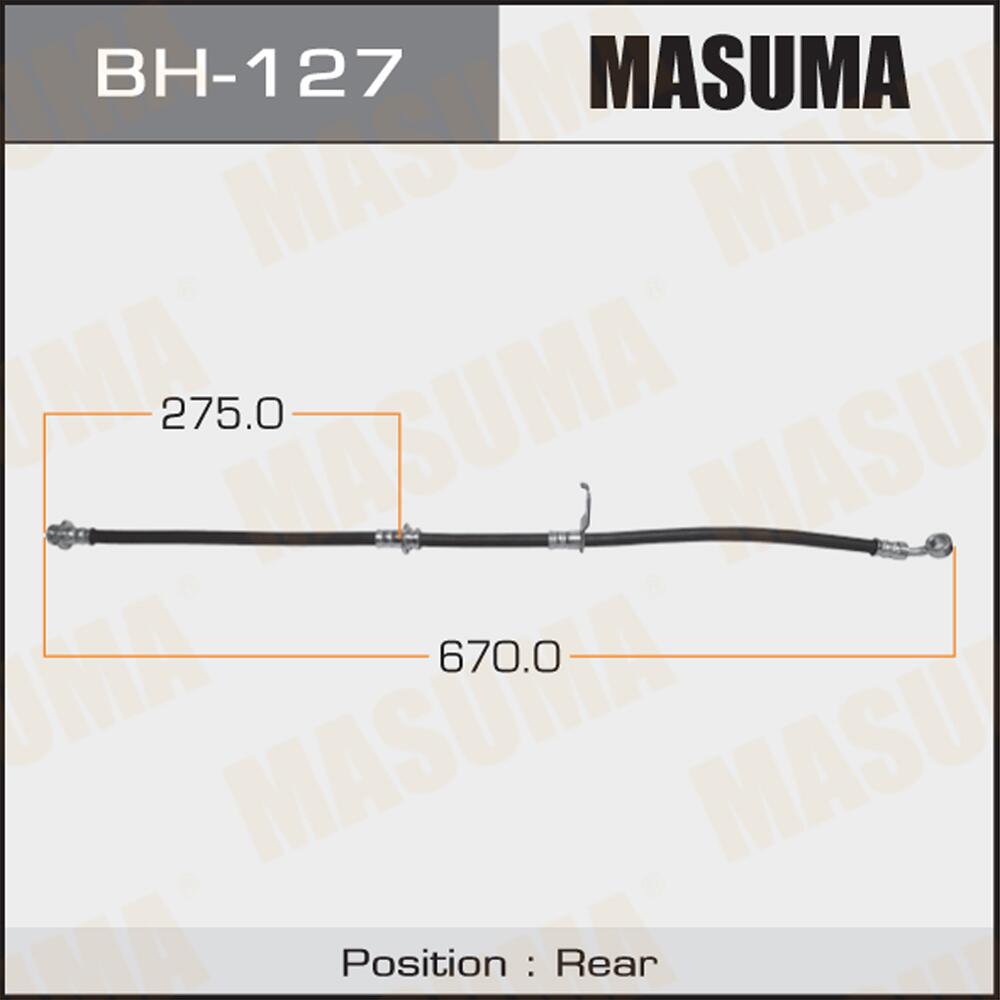 BH127 — ШлангтормознойMASUMABH127 MASUMA