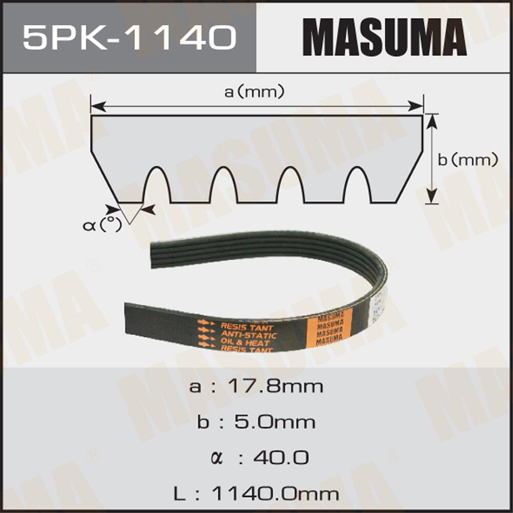 5PK1140 — Ремень поликлиновый MASUMA