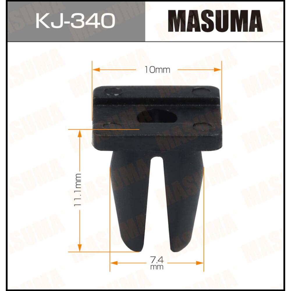 KJ340 — Клипса  пластм. крепежная  KJ 340  (50) MASUMA