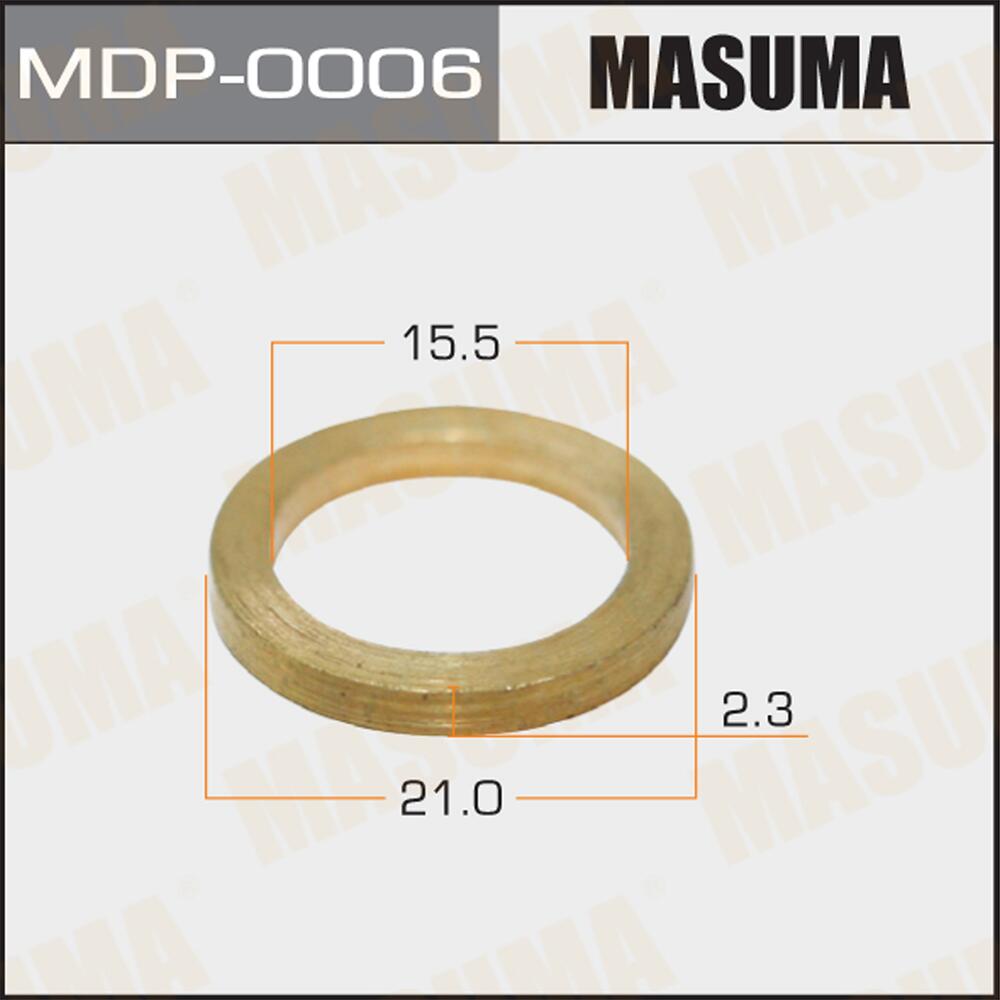 MDP0006 — MASшайбы для форсунок MDP0006 MASUMA (лат) 15,5х21х2,3 (уп 20шт) MASUMA