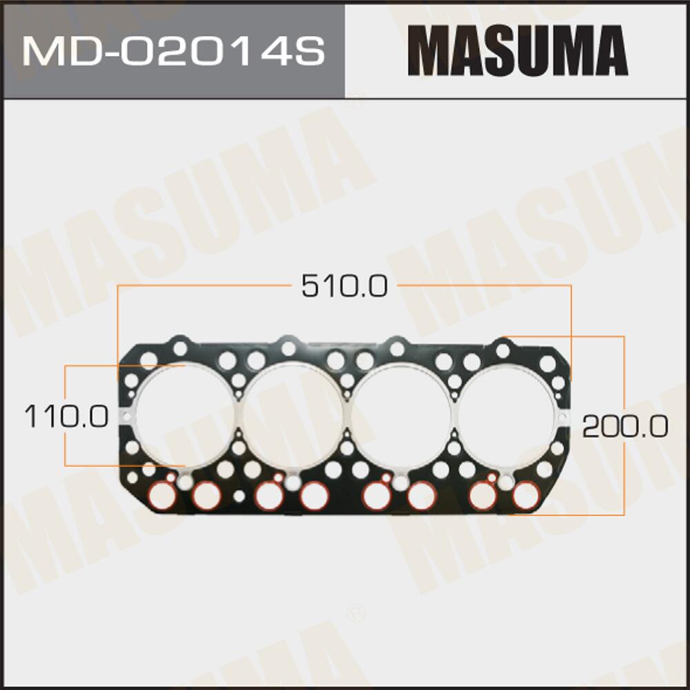 MD02014S — Прокладка ГБЦ MASUMA