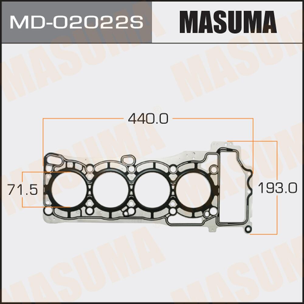 MD02022S — MASпрокладка головблока MASUMA MD02022S QG13DE MASUMA
