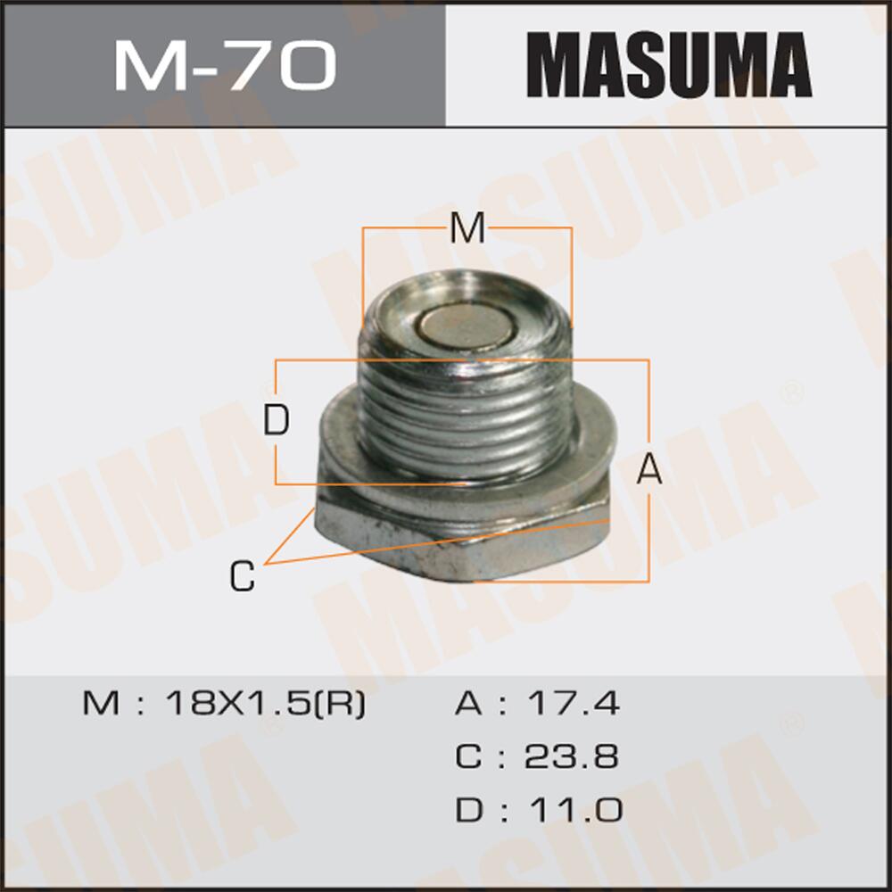 M70 — Болт аслосливной MASUMA