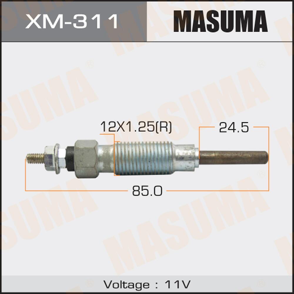 XM311 — MASсвеча накаливания MASUMA  XM311  PM 7711V4D354DR5   (11V) MASUMA