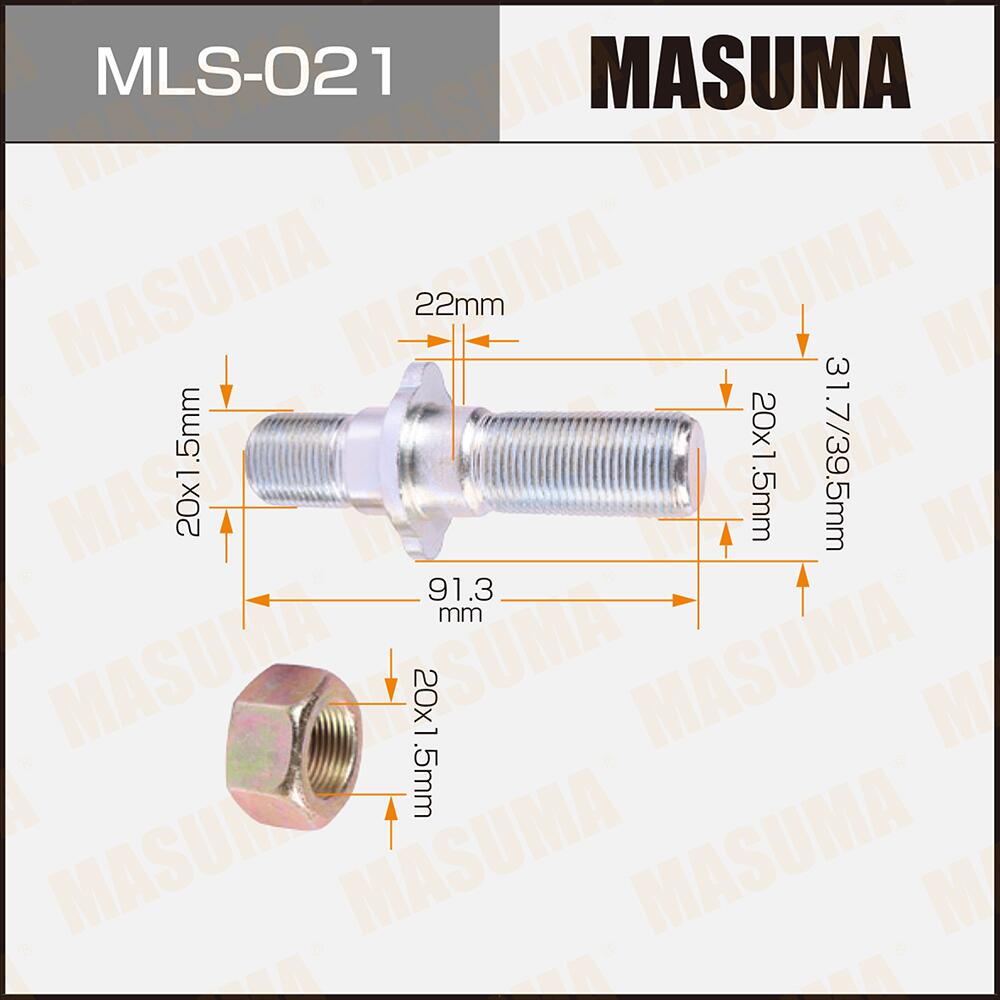 MLS021 — MASшпилька для грузовика MASUMA MLS021 HINO  FRONTL MASUMA