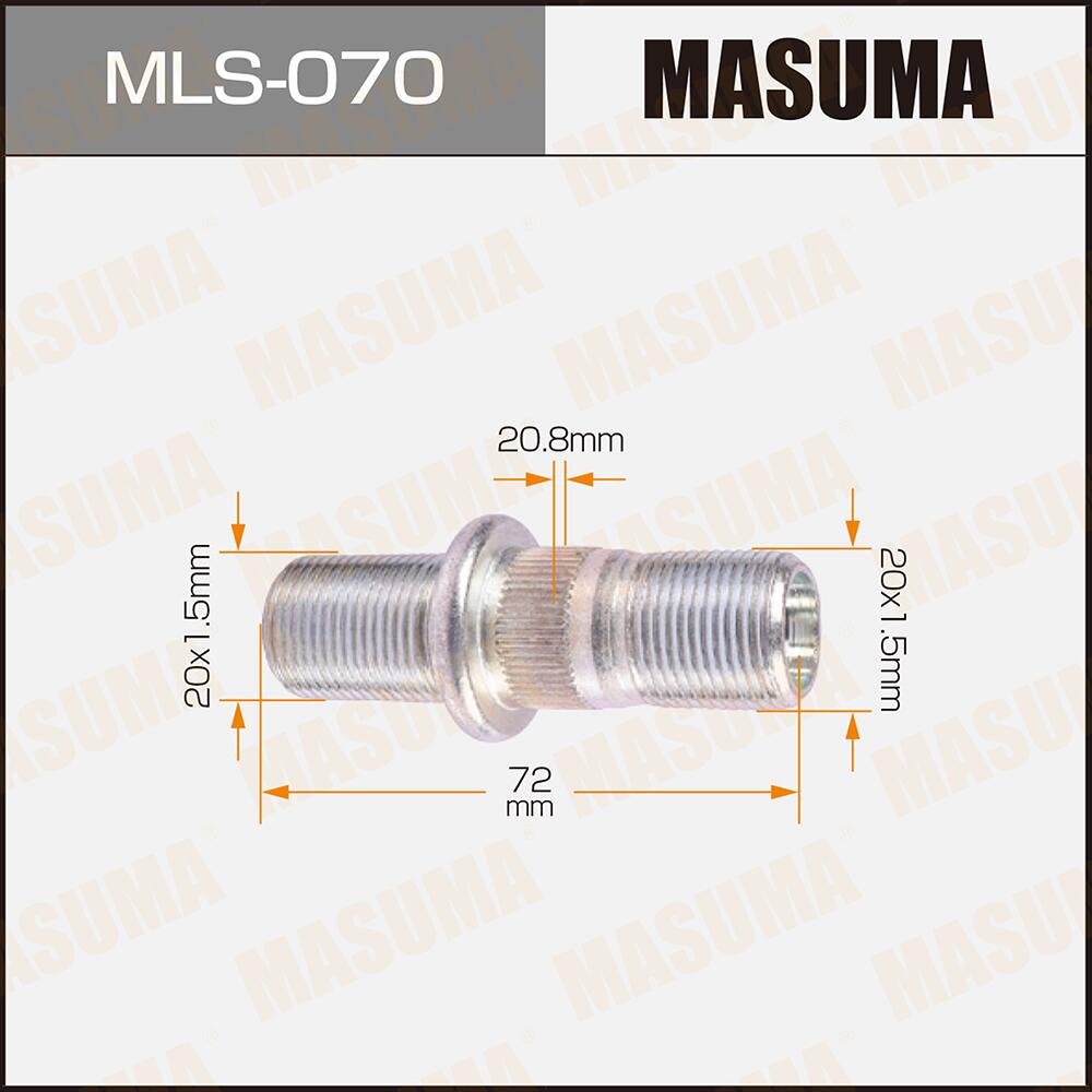 MLS070 — MASшпилька для грузовика MASUMA MLS070 OEM9094202046 TOYOTA MASUMA