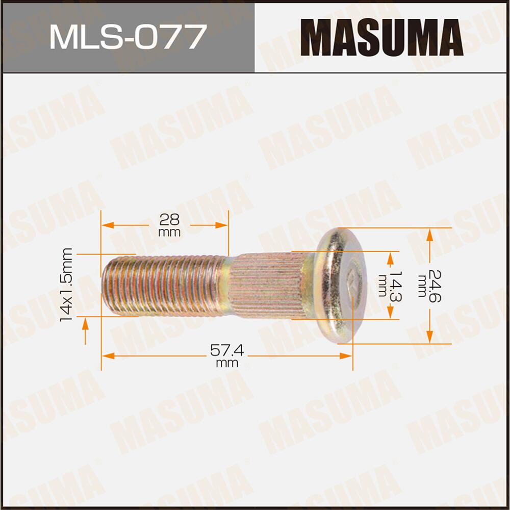 MLS077 — MLS077 шпилька для грузовика MASUMA  OEM43222J0101 NISSAN MASUMA
