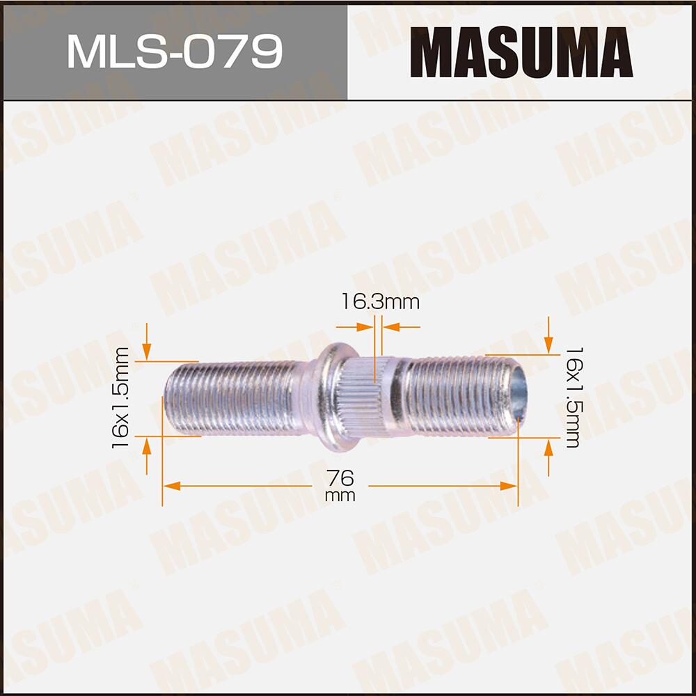 MLS079 — Шпилька для грузовика MASUMA MLS079 OEMMB161127 MMC CANTER MASUMA