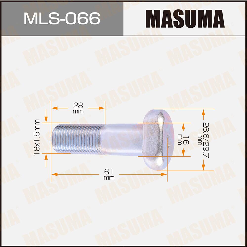 MLS066 — MLS066 шпилька для грузовика MASUMA  OEM9094202025 TOYOTA MASUMA