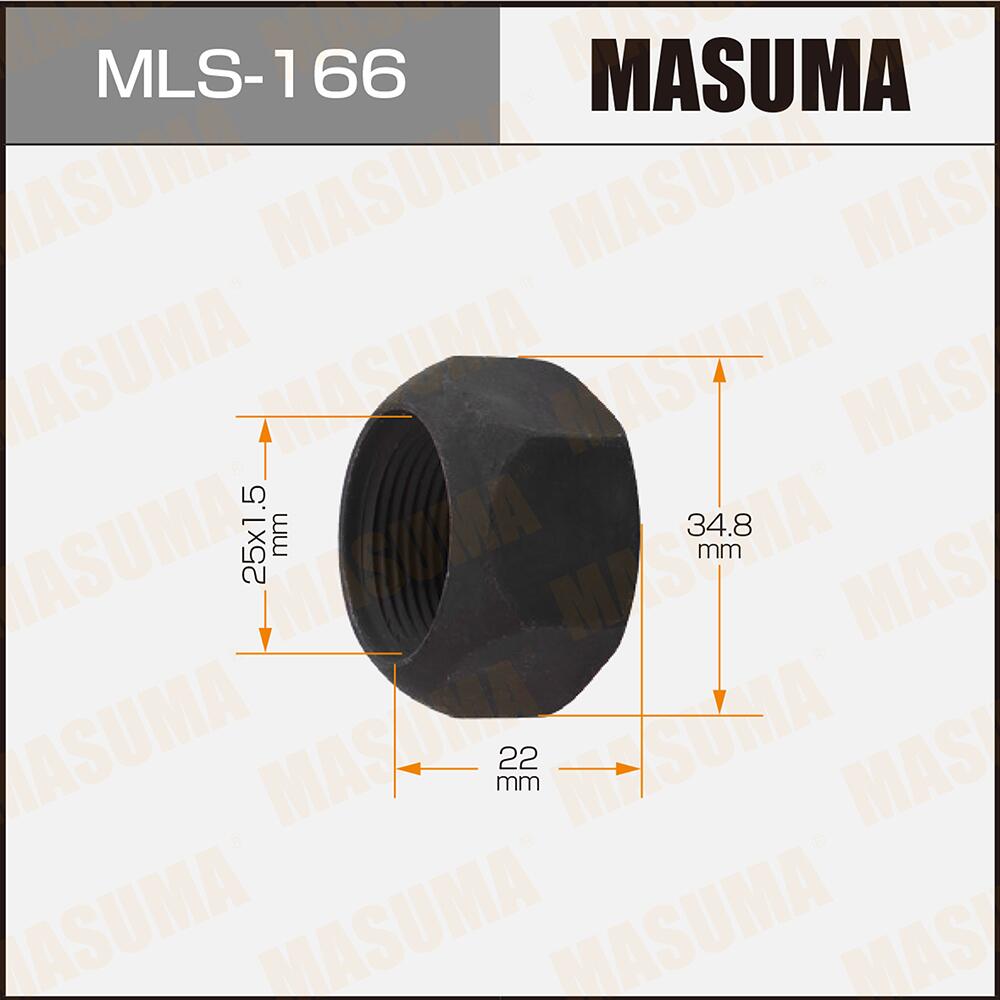 MLS166 — Гайка колесная! M25x1.5 Nissan RH MASUMA