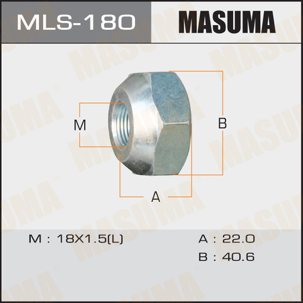 MLS180 — MLS180 гайки MASUMA   OEM8943651480 ISUZU LH MASUMA