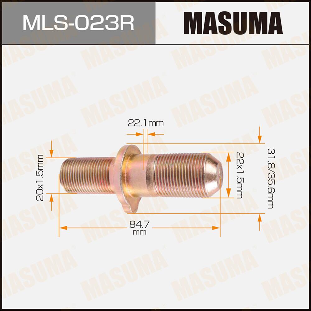 MLS023R — MASшпилька для грузовика MASUMA MLS023R  HINO  REAR RH MASUMA