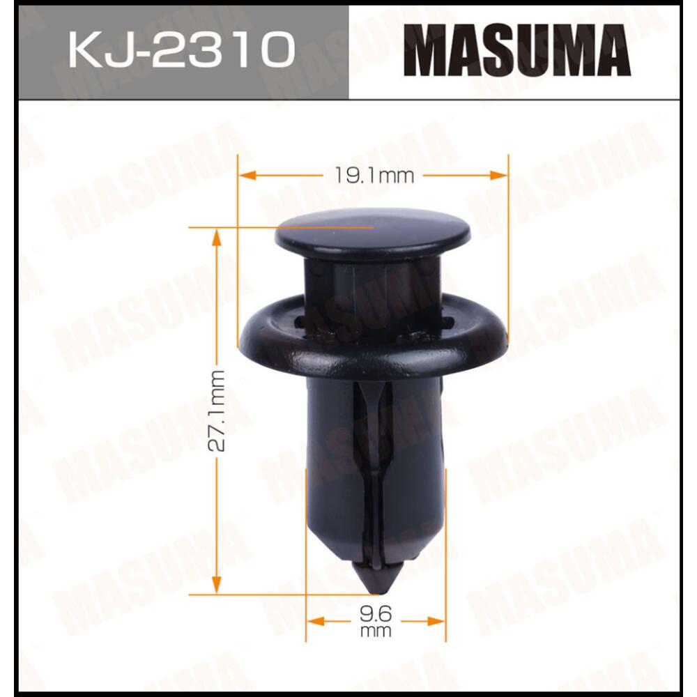 KJ2310 — Клипса автомобильная автокрепеж упаковка цена за  MASUMA