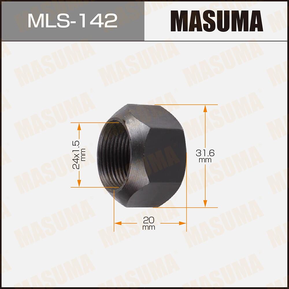 MLS142 — MLS142гайка колесная M24X15 TOYOTA LH MASUMA