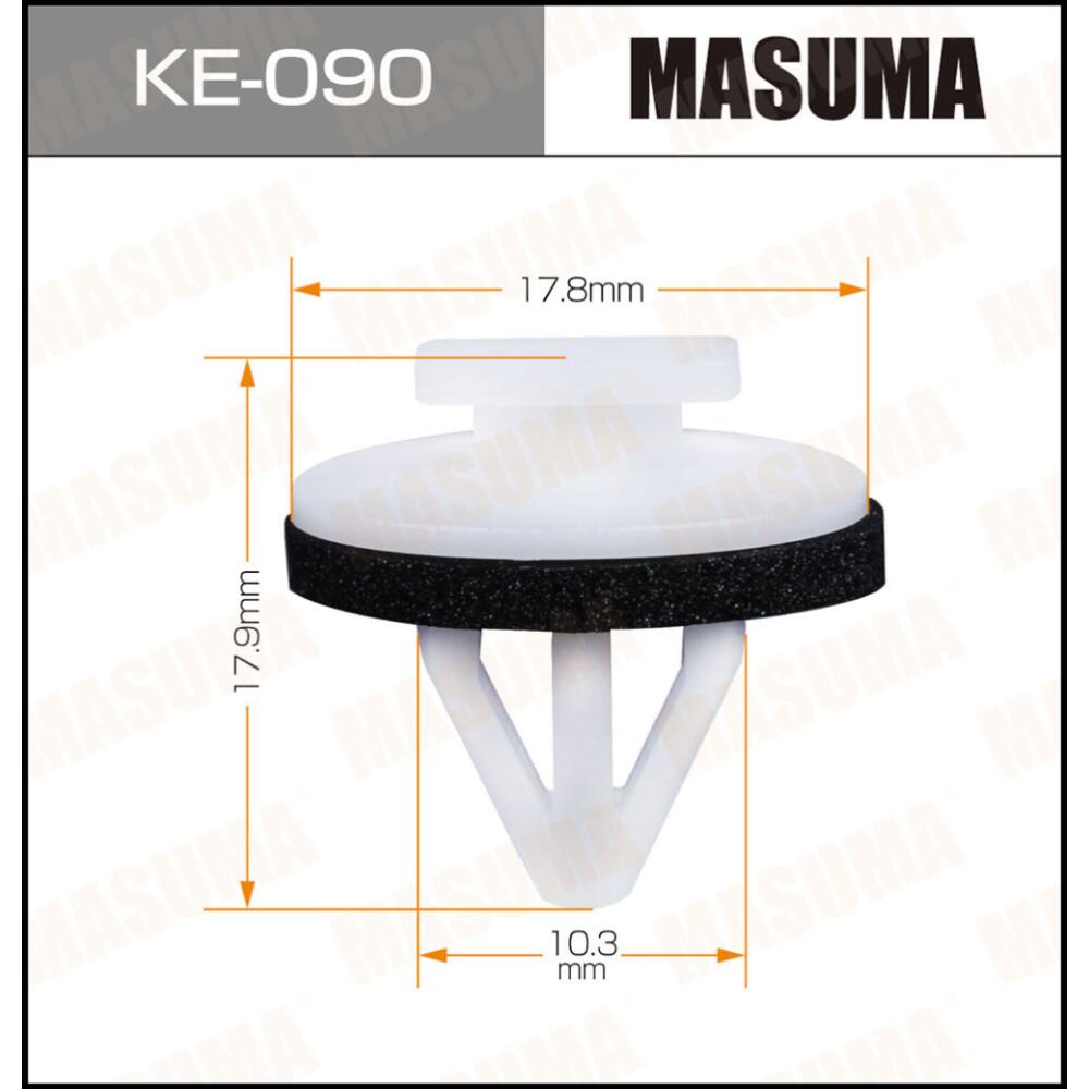 KE090 — Клипса автомобильная автокрепеж упаковка цена за  MASUMA