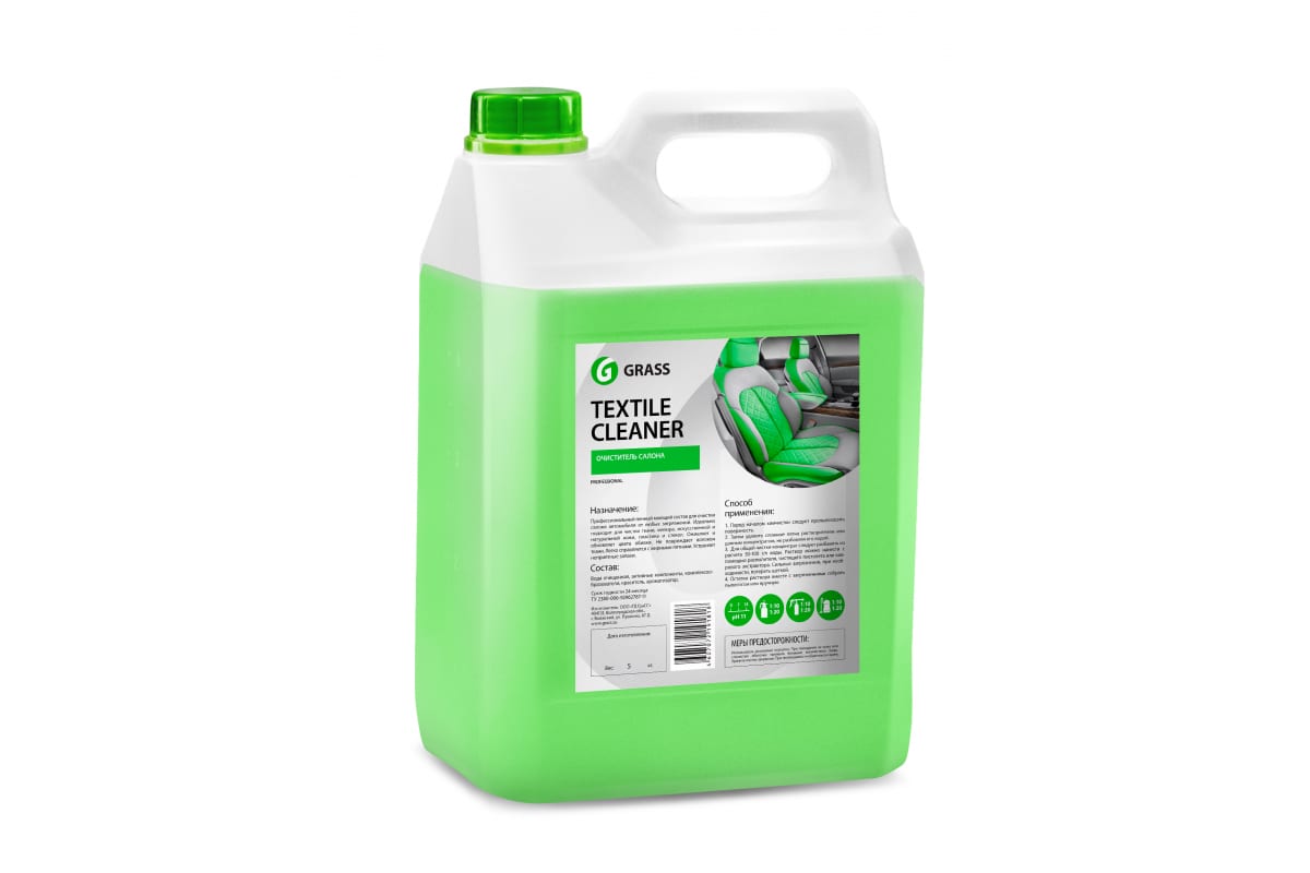 112111 — Низкопенный очиститель салона 5 кг GrAss Textile-cleAner 112111 GRASS