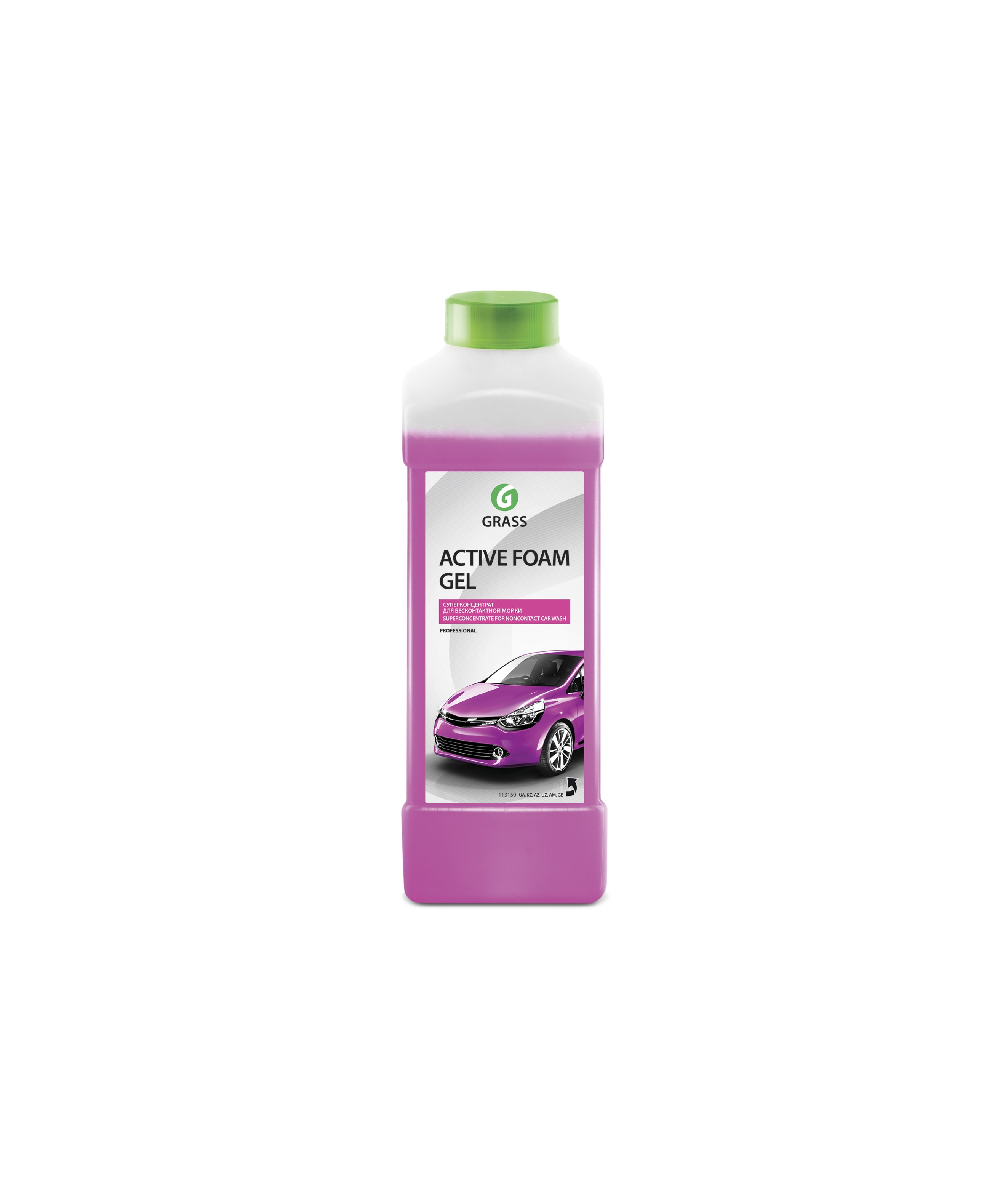 113150 — Автошампунь, активная пена Active Foam Gel (канистра 1л) GraSS GRASS