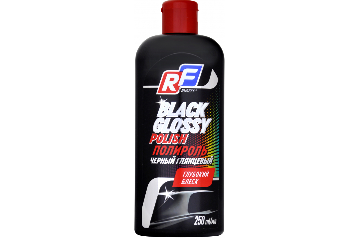 11354N — Полироль RUSEFF ЧЕРНЫЙ ГЛЯНЦЕВЫЙ, 250мл 11354N RUSEFF