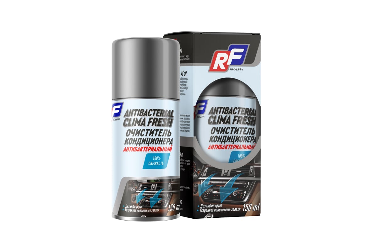 18496N — Очиститель кондиционера RUSEFF 150 мл, аэрозоль 18496N RUSEFF