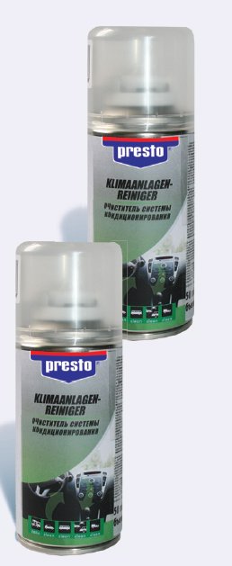 217876 — Очиститель системы кондиционирования PRESTO \"апельсин\" 0,15л 217876 PRESTOLITE