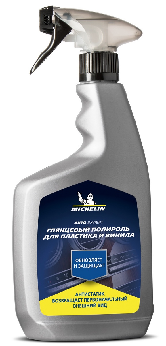 31388 — Полироль для пластика и винила MICHELIN спрей-триггер, 650 мл., глянец, 31388 MICHELIN