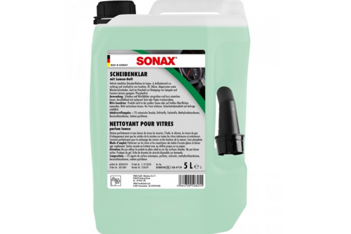 338505 — Очиститель стекол и зеркал SONAX