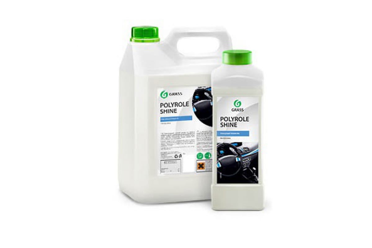 341005 — Полироль для кожи, резины и пластика "Polyrole Shine"  глянцевый блеск 5кг GRASS