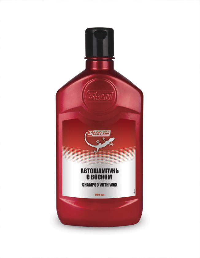 40053 — Шампунь с воском 550 мл 3TON