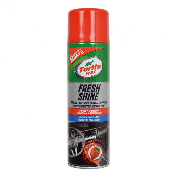 52866 — TURTLE WAX Полироль для пластика с освежителем воздуха Fresh Shine TURTLE WAX